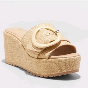 a new day Women’s Victoria Wedge Heels Size 7 1/2